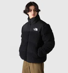海外限定 THE NORTH FACE MENS HIGH PILE NUPTSE JACKET TNF BLACK SHERPA ノースフェイス メンズ ハイパイル シェルパ フリース ヌプシジャケット ブラック 黒 ダウンジャケット