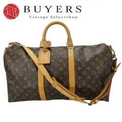 【中古】 ルイ・ヴィトン ボストンバッグ キーポル50バンドリエール M41416 モノグラム ブラウン 2WAY 肩掛け 旅行 レディース 女性 LOUIS VUITTON