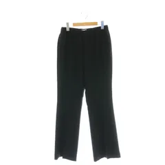 Deuxieme Classe クロップドフレアパンツ2 38 ブラック 黒 Deuxieme Classe クロップドフレアパンツ 38 ブラック 黒