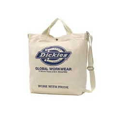 ディッキーズ ショルダーバッグ メンズ レディース A4 Dickies 帆布 キャンバス 軽い 2WAY 斜めがけ バッグ トートバッグ 縦 12L 16826400 ネイビー(49)