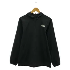 【中古】THE NORTH FACE エニータイムウィンドフーディ サイズL ブラック NP72385 ザノースフェイス[17]