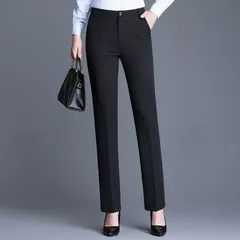 スーツパンツ レディース 洗える テーパードパンツ ストレートパンツ センタープレス 通勤 オフィス リクルート ビジネスパンツ スラックス ストレッチ 事務服 新生活 yuanlang02