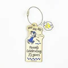 スヌーピー 木のオーナメント ネイビー PEANUTS 75th SNOOPY 日本製