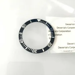 腕時計 修理交換用 社外部品 フラット アルミ ベゼルインサート ブラック 黒 サブ 【対応】セイコー ダイバー SKX031/033 7s26-0040 SEIKO