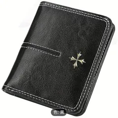 新品 コインケース カードケース ミニ財布 合成皮革 ミニウォレット ファッション アクセサリー メンズ レディース シンプル ロック メタル ゴシック かっこいい 韓国 韓流 ブラック