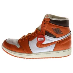 NIKE (ナイキ) WMNS AIR JORDAN 1 RETRO HIGH OG STARFISH DD9369-101 ウィメンズ エア ジョーダン1 レトロ ハイ スターフィッシュ ハイカットスニーカー シューズ オレンジ/ホワイト US11/28cm