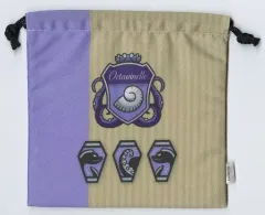 【中古】雑貨 オクタヴィネル寮 オリジナル巾着 「ディズニー ツイステッドワンダーランド×キリンビバレッジ」 対象商品購入特典