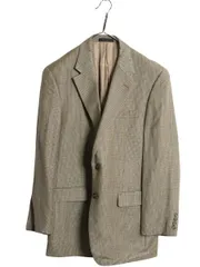 【お得なクーポン配布中!】 デッドストック チャップス ラルフローレン テーラード ジャケット メンズ L 程 新品 ポロ ブレザー スーツ シルク ウール チェック サマー