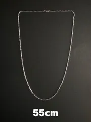 チェーンネックレス シルバー 1.3mm 55cm ステンレス DH