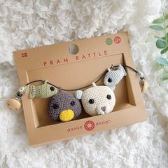 ベビーカー用おもちゃ 白くま ペンギン ぬいぐるみ スノーアニマル FRANCK&FISHCER フランク＆フィッシャー 海外ブランド