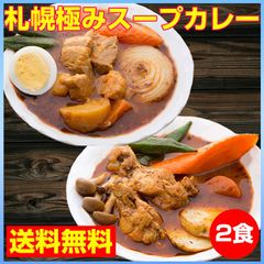 札幌極み スープカレー 選べる2食セット チキン 豚