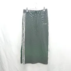 ◇ ⊂ CONVERSE コンバース ウエストゴム ロング丈 タイト スカート サイズM ブラック レディース E  【1502030032253】