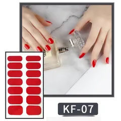 KF007 ネイルシール 貼るだけ ジェルネイル 3D時短簡単お手軽 セルフネイル マニキュア 張るだけ ウエディング 手用 夏デコシール 柄花フラワー蝶バラ星ボタニカル かわいい シンプル ブライダル シルバー ゴールド ホワイト グラデーション 単色★4