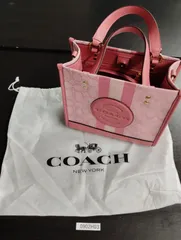 セール！【0902H03】 COACH コーチ シグネチャー デンプシー キャンバス トートバッグ ショルダーバッグ