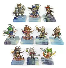 【中古】アクリルスタンド・アクリルパネル 全10種セット 「ファイアーエムブレム ヒーローズ ミニアクリルフィギュアコレクション vol.10」