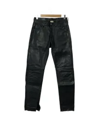 希少レア agnes b. 90's ストレートレザーパンツ 希少レア agnes b