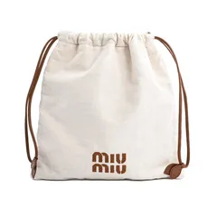 ミュウミュウ(Miu Miu) CANAPA CATS 巾着バッグ 5RM014 ミュウミュウ(Miu Miu) CANAPA CATS 巾着バッグ 5RM014