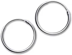 【大人気！再入荷しました♪】シルバー 925純銀 ピアス リングピアス レディース 両耳 リング フープ シンプル フープピアス 軟骨ピアス メンズ 男女兼用 ジュエリー GOKEI イヤリング アクセサリー 金属アレルギーフリー(10~20mm)