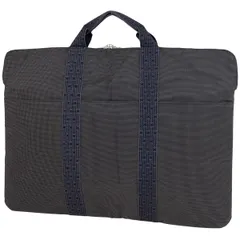 エルメス HERMES エールライン ポルトドキュマン ブリーフケース ハンドバッグ ビジネスバッグ キャンバス グレー レディース 【中古】のサムネイル