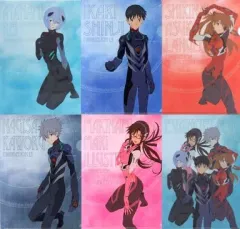 【中古】クリアファイル 全6種セット A4クリアファイル 「ヱヴァンゲリヲン新劇場版：Q」 ローソン Blu-ray＆DVD 発売記念 エヴァンゲリオンキャンペーン