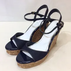 未使用☆DIANA ダイアナ サンダル デニム ウェッジソール L