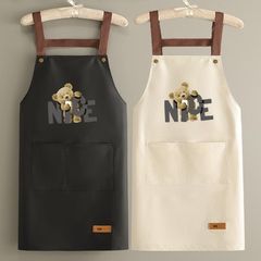 【2枚セット】エプロン 防水 おしゃれ 軽い 軽量 かわいい 可愛い 黒 作業 作業着 紐 ひも サロン 介護 食事 入浴 厨房 介護用品 花屋 店 水回り 防水 撥水 ポケット 前掛け 医療 ガーデニング 美容師 メンズ レディース 男性用 女性用 キッチン
