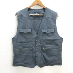 80159 寅壱トライチ作業服ベストスーパー制電紺L