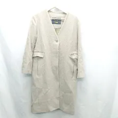 ■ ⊇ SLOBE IENA スローヴェイエナ 裏地あり 長袖 ロングコート サイズ38 カーキ系 レディース E  【1501230010863】