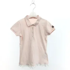 MONCLER モンクレール 裾フリル半袖ポロシャツ サイズ:12(152)     ピンク キッズ / 240001162304