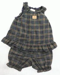 ベベ BeBe ワンピース パンツ セット 80cm ベビー服 中古