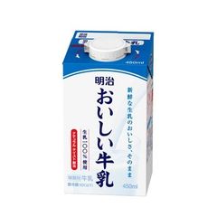 明治おいしい牛乳 450ml×8本/クール便 　牛乳 ミルク