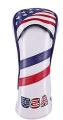 カスタムデザイン ユーティリティ UT用 ヘッドカバー 米国旗柄 USA Flag 変換ダグ付き
