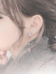 天然石とキュービックジルコニアのピアス