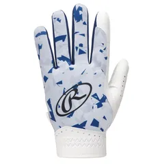 ローリングス Rawlings （守備用） ベクターカモ2 シュビヨウグラブ ホワイト/ブルーブラック 24SS EBG24S08、JM-LHサイズ
