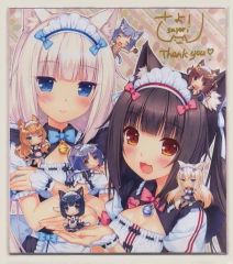ネコぱら】 ショコラ＆バニラ 色紙 - メルカリ