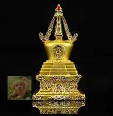 【修縁堂】トランペット舎利が舎利塔に入る 壇上丸塔 vajra 密教法具古美術品 修縁堂】トランペット舎利が舎利塔に入る 壇上丸塔 vajra 密教法