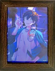 【中古】アクリルスタンド・アクリルパネル レオス・ヴィンセント 木製フレーム付きアクリルボード 「DMMスクラッチ! にじさんじ 第十一弾」 A-4賞