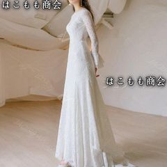 未使用新品ウェディングドレス 結婚式 挙式 シンプル 20代 30代 40代 ウェディング フォーマルドレス ホワイト ロング 結婚式フォーマル 前撮り 後撮り カジュアルウェディング レストランウェディング フォトウェディング リゾートウェディング
