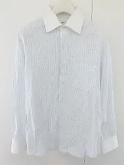 ◇ ◎ green label relaxing UNITED ARROWS ピンストライプ 長袖 シャツ ブルー ホワイト系 メンズ  【1206170007835】