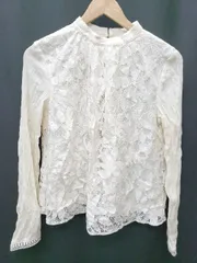 ◇ ◎ PAGEBOY ページボーイ レース 長袖 ブラウス カットソー サイズF ホワイト系 レディース P  【1406240040797】のサムネイル