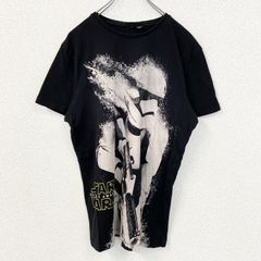 古着 used　STARS WARS　半袖デザインプリントTシャツ　ストームトルーパー　クルーネック　ブラック　黒　Lサイズ