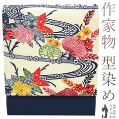 専用ページ　　未使用　小花が乙女な 作家もの 型染め小紋　正絹 9393bcd1666c35b6f7888d01559615