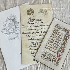 616⑦ドイツアンティーク ジャンクジャーナル カリグラフィー 616⑦ドイツアンティーク ジャンクジャーナル カリグラフィー