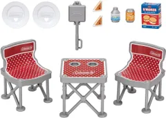 【新品】 タカラトミー キャンプチェア&テーブルセット TAKARA LF-09 リカちゃん コールマン LF－09 おままごと TOMY 着せ替え おもちゃ コラボ