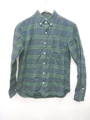 ◇ URBAN RESEARCH ROSSO ロッソ チェック カジュアル ボタンダウンカラー 長袖 シャツ サイズS グリーン マルチ メンズ P  【1403110004972】