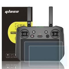 【数量限定】DJI 超薄ガラス液晶保護フィルム RC RC Pro 対応 Pro 透過率95％以上 2枚セット 高硬度9H 撥水 専用】 撥油 【DJI 撥指紋