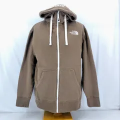 05w11472 ザ・ノースフェイス THE NORTH FACE  REARVIEW FULL ZIP HOODIE リアビューフルジップフーディ  ベージュ L  中国製 メンズ  パーカー  コットン  NT62130  【中古品】