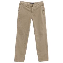 【中古】バルバティ Barbati コットン チノパンツ ダークベージュ【サイズ44】【メンズ】