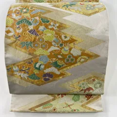 ▲【最終値下げ】505my27▲夏帯 絽 川島織物 楓 金駒刺繍 袋帯▲美品 楽天市場】川島織物 帯 レディース 正絹 綴織 袋帯 都名所 雲に