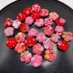 幸運の福梅♡ 赤、ピンク色系mix